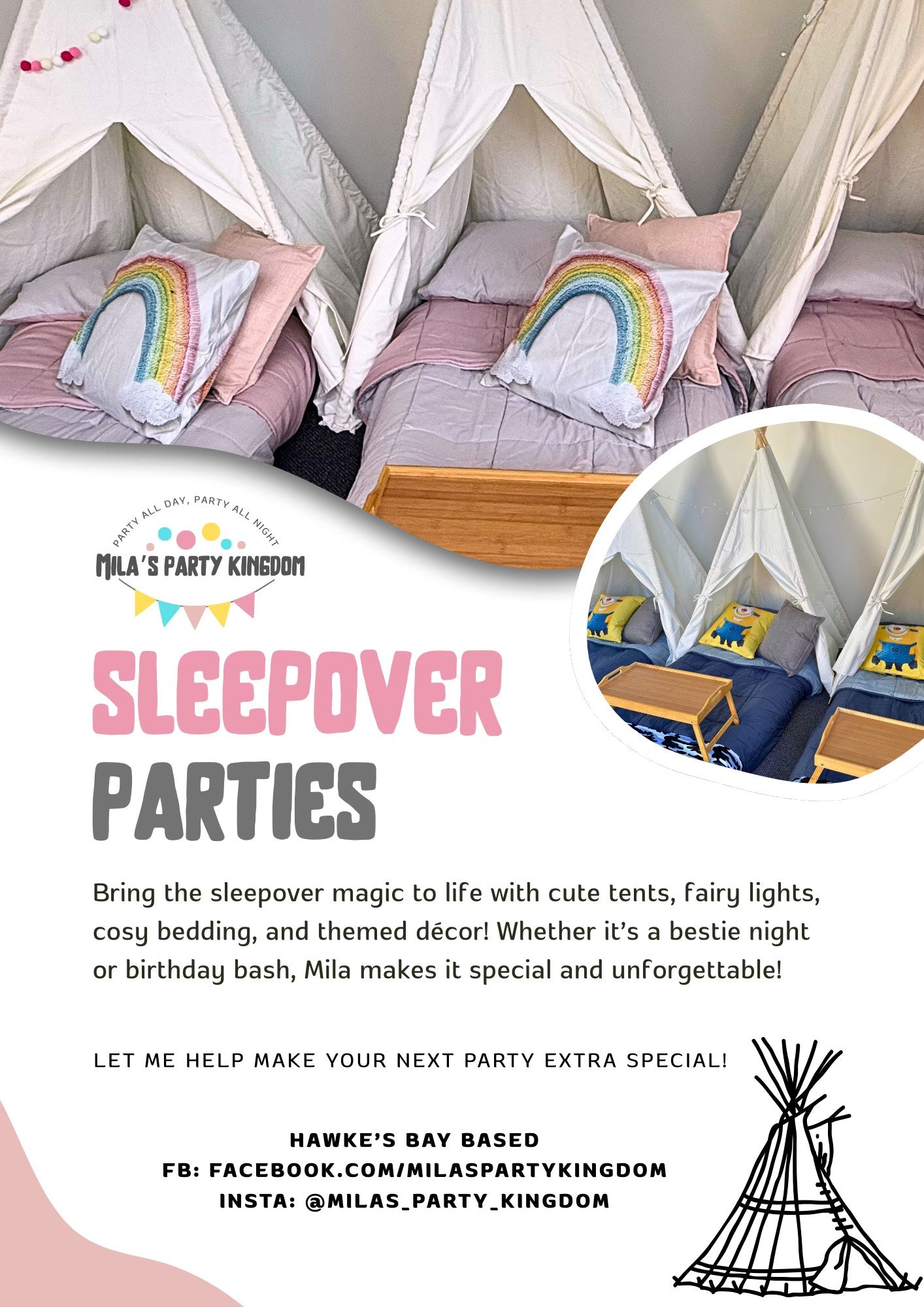 Sleepover Party Hire